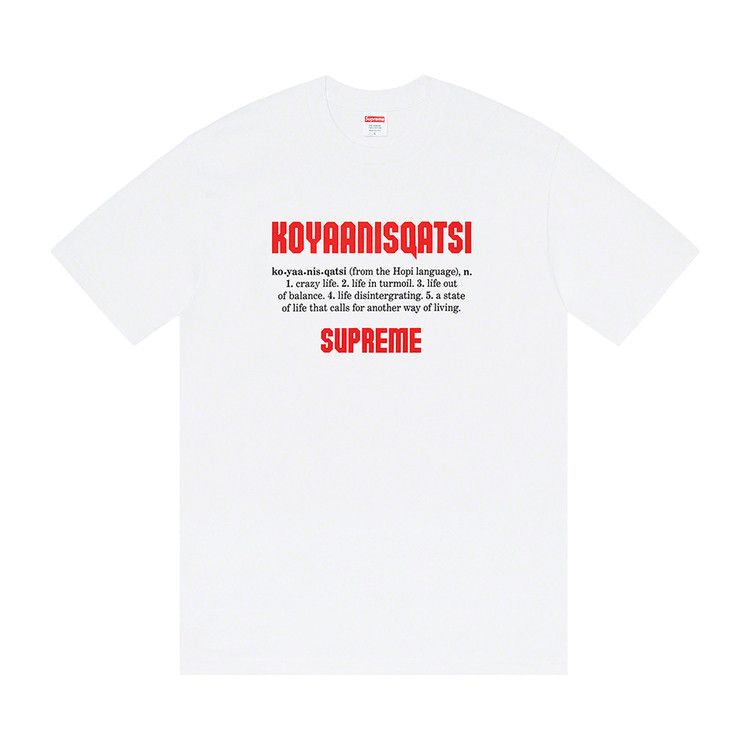 Футболка Supreme Koyaanisqatsi Tee, White
Футболка Supreme Koyaanisqatsi Tee, White