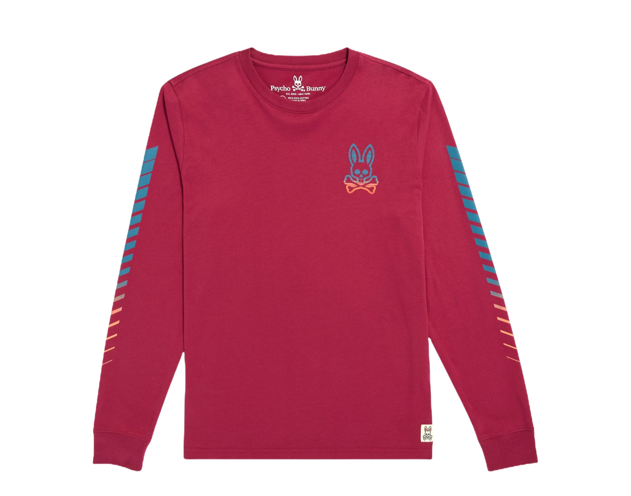 Футболка Psycho Bunny Egremont с длинными рукавами и рисунком клюквы B6T218Q1PC-CRAN, красный
Футболка Psycho Bunny Egremont с длинными рукавами и рисунком клюквы B6T218Q1PC-CRAN, красный