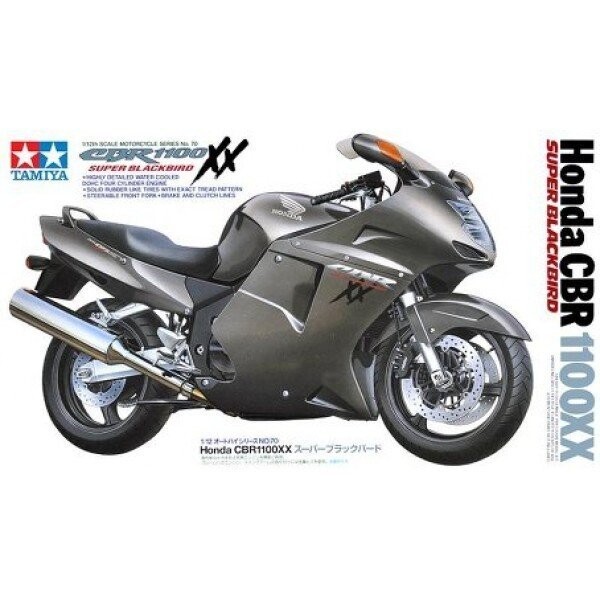 Tamiya, пластиковая модель Honda Cbr 1100Xxs Blackbird
Tamiya, пластиковая модель Honda Cbr 1100Xxs Blackbird