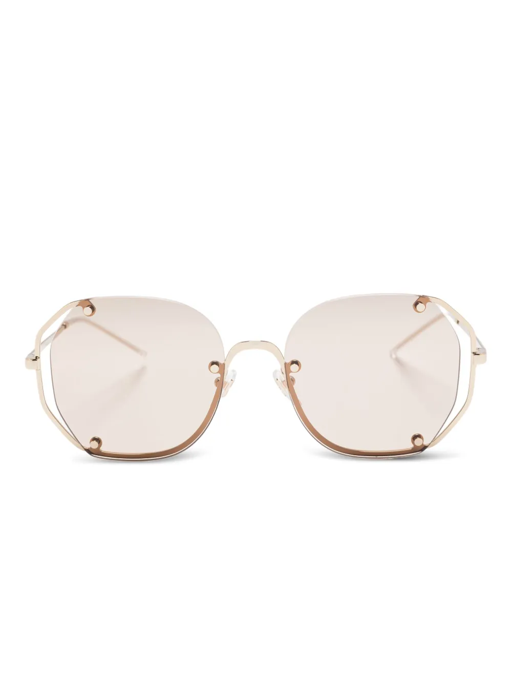 Солнцезащитные очки в геометрической оправе EMPORIO ARMANI, золотой
Солнцезащитные очки в геометрической оправе EMPORIO ARMANI, золотой