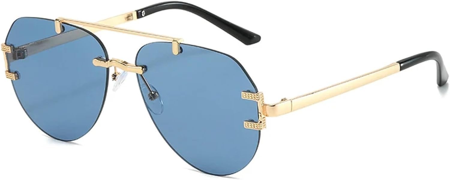 Качественные роскошные женские овальные солнцезащитные очки, классические металлические солнцезащитные очки для вождения с защитой от УФ-излучения, модные мужские повседневные солнцезащитные очки TKKTLLT, Gold Blue
Качественные роскошные женские овальные солнцезащитные очки, классические металлические солнцезащитные очки для вождения с защитой от УФ-излучения, модные мужские повседневные солнцезащитные очки TKKTLLT, Gold Blue