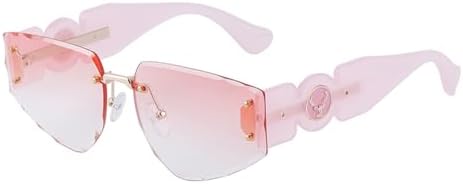 Солнцезащитные очки в стиле панк без оправы 2026 года для женщин и мужчин, винтажные очки без оправы, защита от УФ-излучения UV400, C6Pink, один размер MTZJH, One Color
Солнцезащитные очки в стиле панк без оправы 2026 года для женщин и мужчин, винтажные очки без оправы, защита от УФ-излучения UV400, C6Pink, один размер MTZJH, One Color