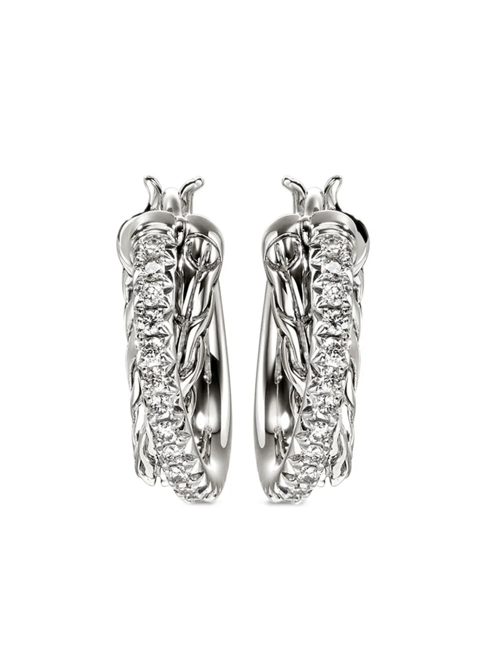 Серьги-кольца JH Essential John Hardy, серебяный
Серьги-кольца JH Essential John Hardy, серебяный