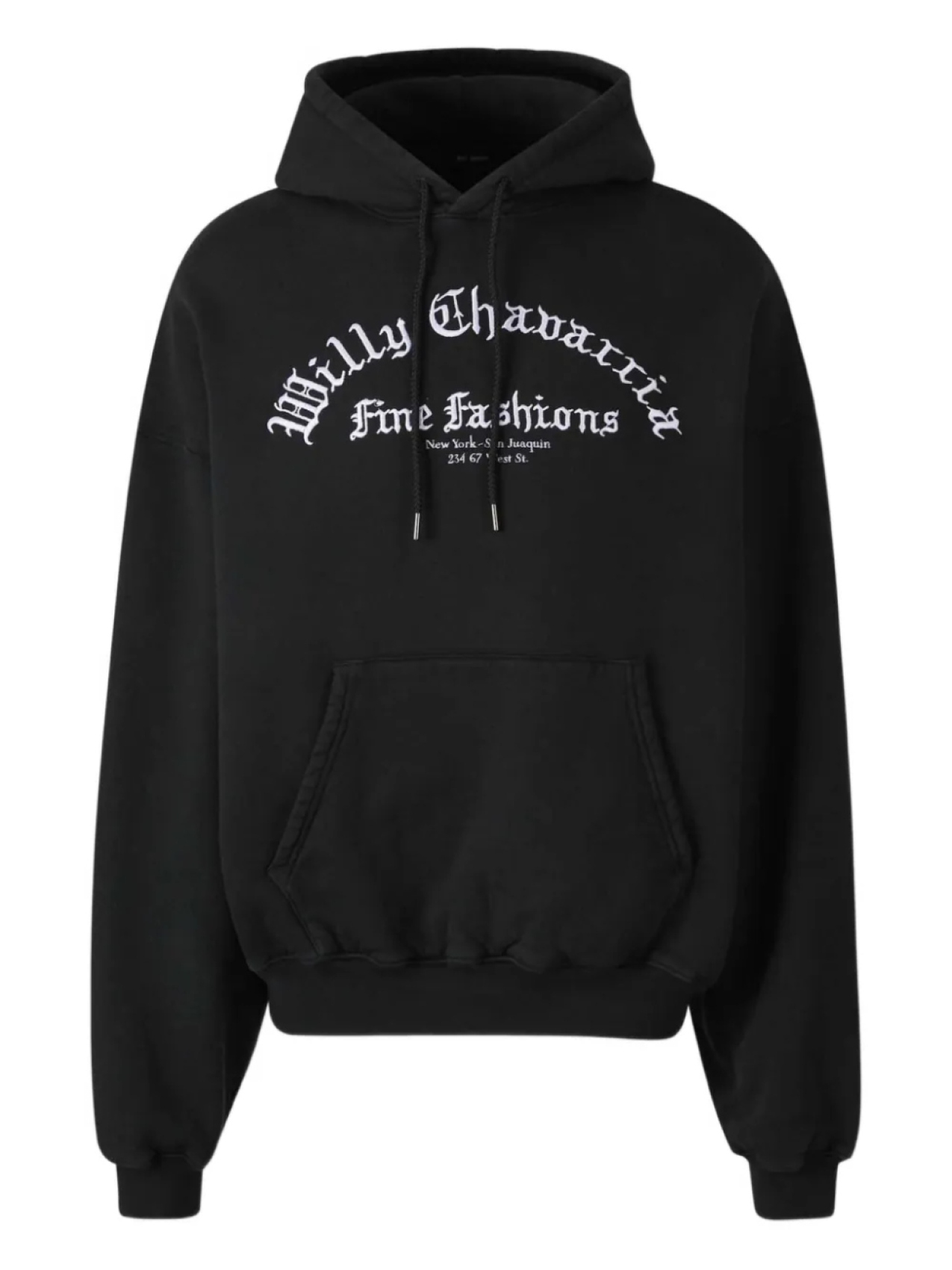 Willy Chavarria базовое худи, черный
Willy Chavarria базовое худи, черный