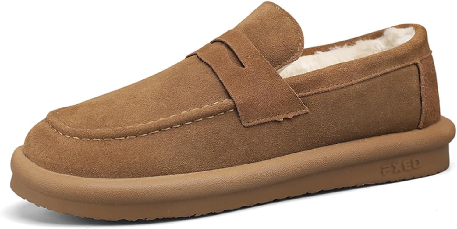 Мужские комфортные лоферы с флисовой подкладкой и толстой подошвой: легко надевать, ультротеплые с плотной подкладкой- идеально для холодной погоды, повседневной и повседневной носки Khwfjas, хаки
Мужские комфортные лоферы с флисовой подкладкой и толстой подошвой: легко надевать, ультротеплые с плотной подкладкой- идеально для холодной погоды, повседневной и повседневной носки Khwfjas, хаки