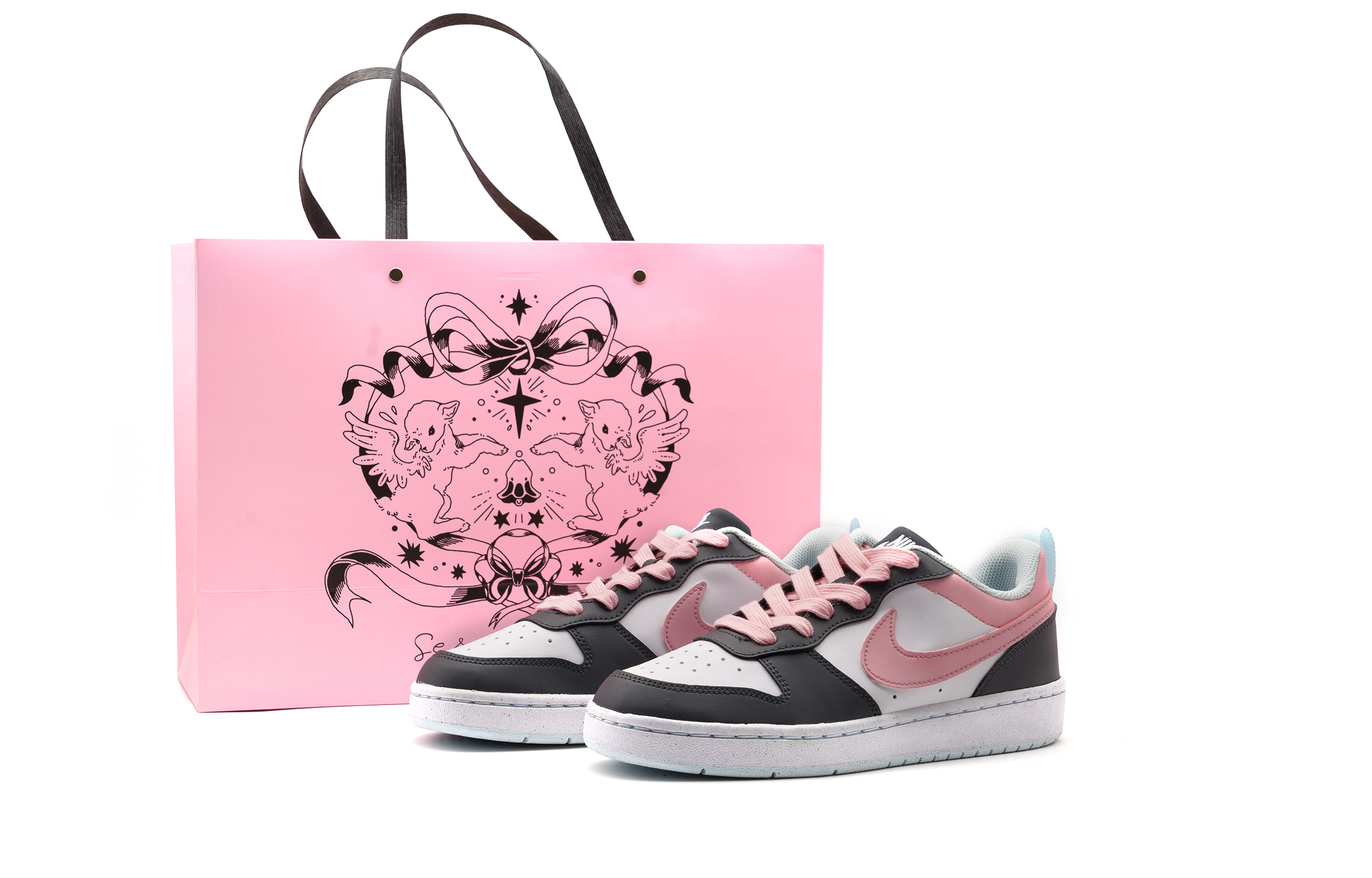 Nike Детские кроссовки для скейтбординга Court Borough с нескользящей подошвой, износостойкие, розовые, для подростков
Nike Детские кроссовки для скейтбординга Court Borough с нескользящей подошвой, износостойкие, розовые, для подростков