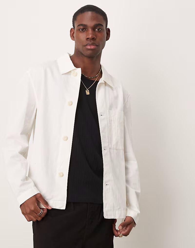 Рубашка свободного кроя Mango цвета экрю
Рубашка свободного кроя Mango цвета экрю