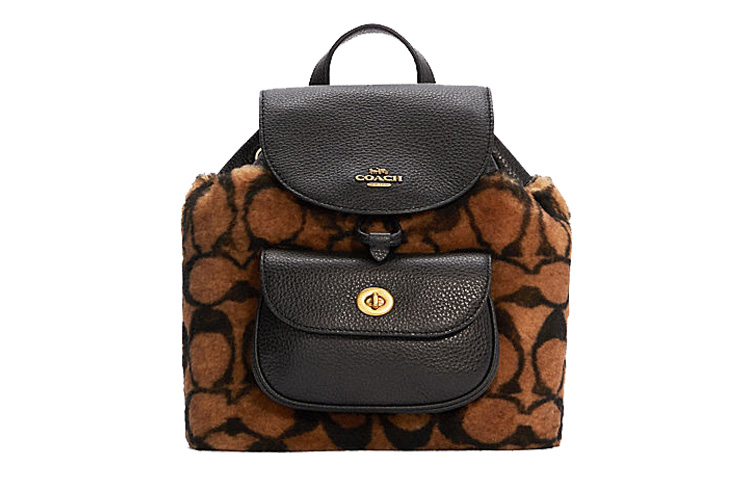 Дамская плюшевая кожаная сумка-рюкзак Jennifer Pennie Trumpets с леопардовым принтом в коричневом цвете COACH
Дамская плюшевая кожаная сумка-рюкзак Jennifer Pennie Trumpets с леопардовым принтом в коричневом цвете COACH