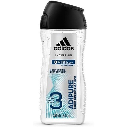 Гель для душа Adidas Adipure 3-в-1 для мужчин Нежное очищение тела, волос и лица 250мл
Гель для душа Adidas Adipure 3-в-1 для мужчин Нежное очищение тела, волос и лица 250мл