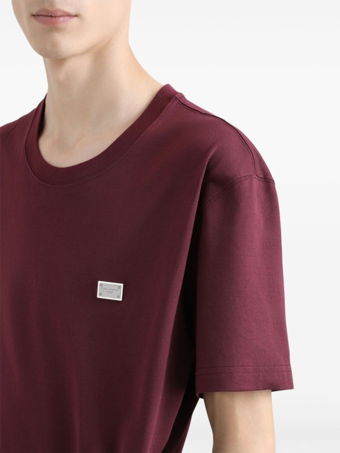 Dolce & Gabbana футболка с логотипом, красный 
Dolce & Gabbana футболка с логотипом, красный