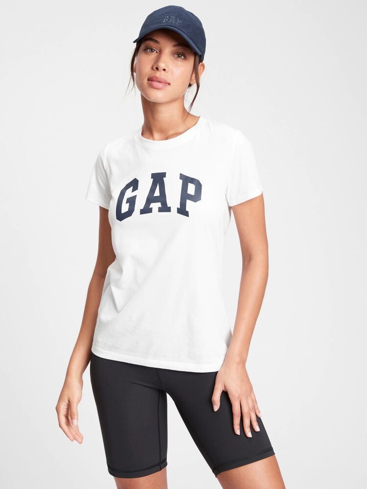 Футболка с логотипом Gap, белый 
Футболка с логотипом Gap, белый