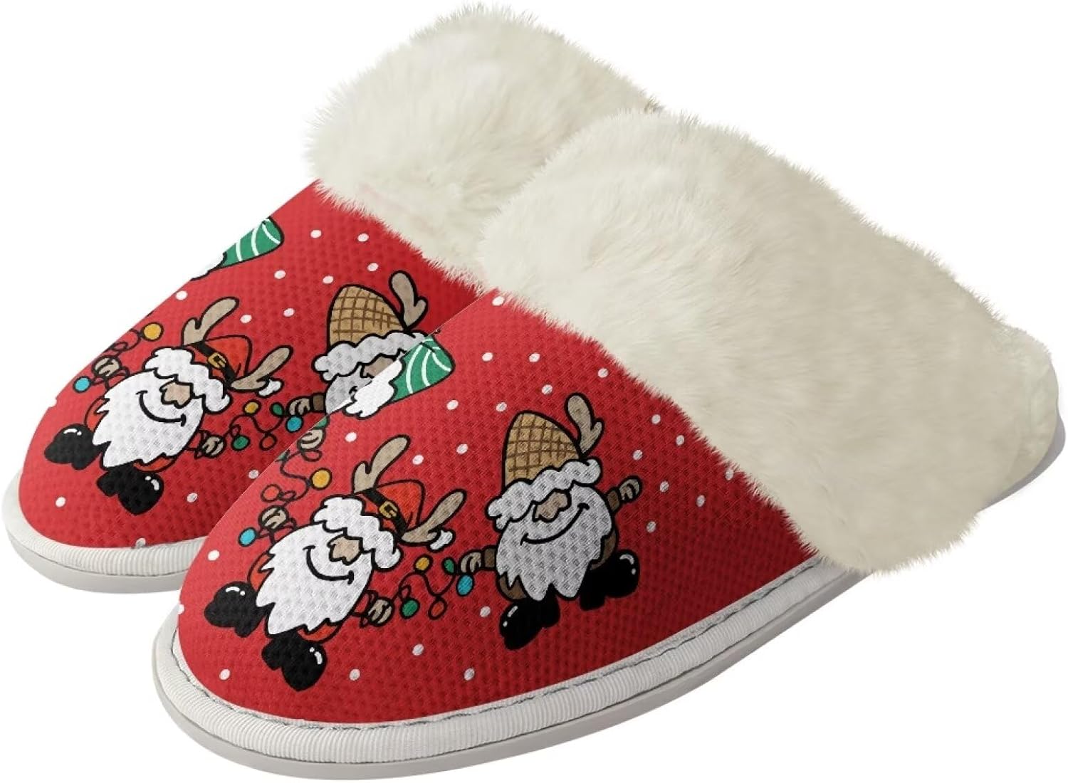 Рождественские хлопковые тапочки с принтом для женщин и мужчин, повседневные, с нескользящей подошвой, мягкие плюшевые домашние тапочки для улицы и дома Zhangruoheng, Christmas Gnome Print
Рождественские хлопковые тапочки с принтом для женщин и мужчин, повседневные, с нескользящей подошвой, мягкие плюшевые домашние тапочки для улицы и дома Zhangruoheng, Christmas Gnome Print