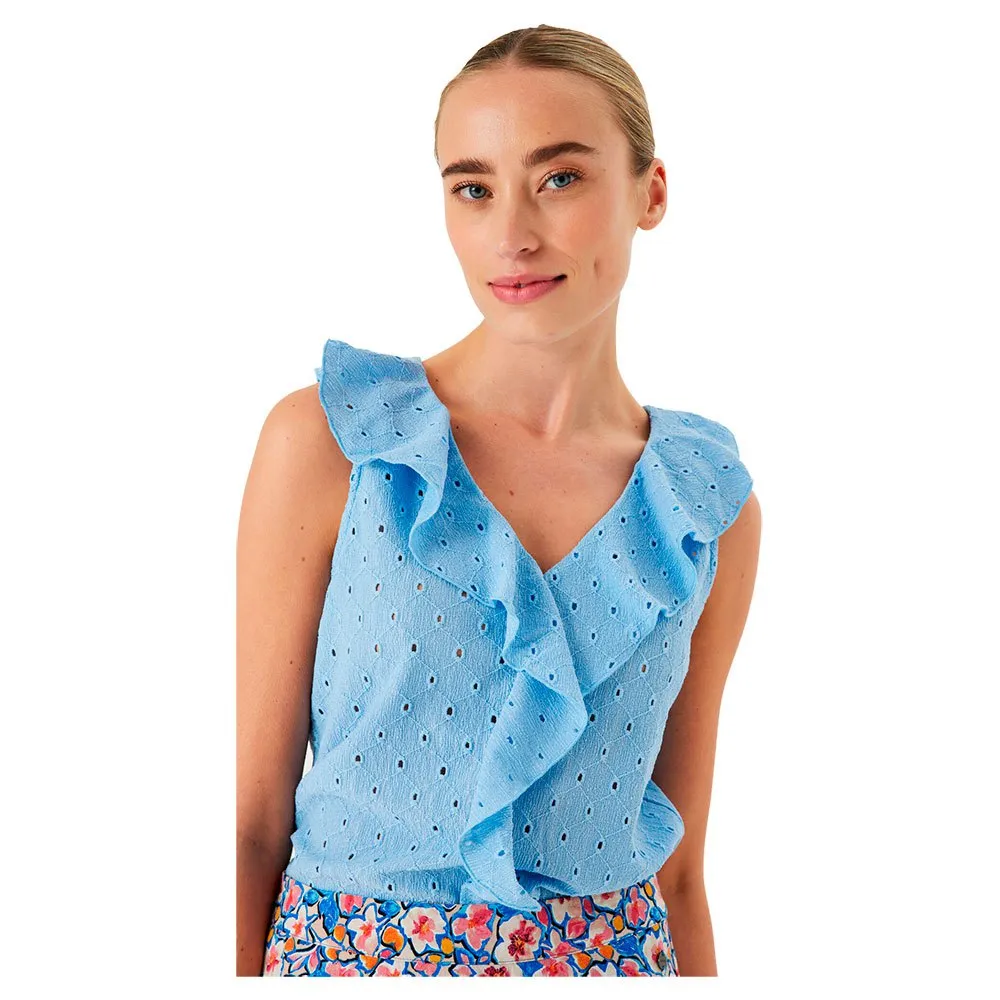 Футболка без рукавов Garcia F30220, синий 
Футболка без рукавов Garcia F30220, синий