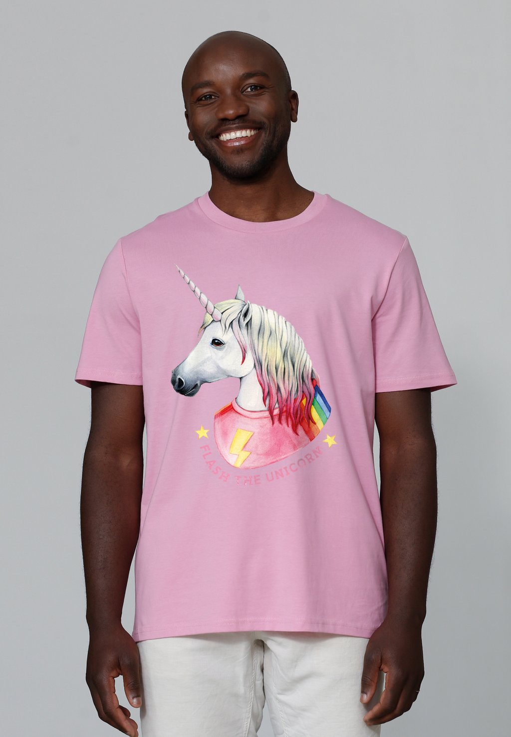Футболка с принтом FLASH THE UNICORN watapparel, светло-розовый
Футболка с принтом FLASH THE UNICORN watapparel, светло-розовый