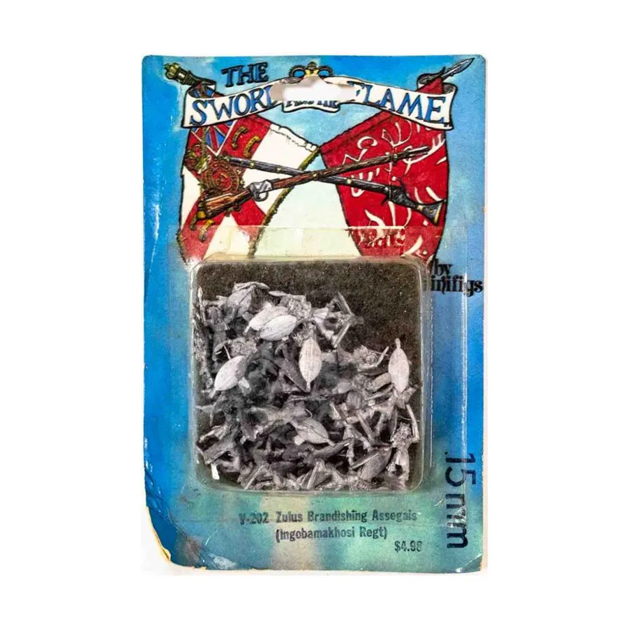 Зулусы, размахивающие Ассегисом (регт Ингобамахси), Sword and the Flame (15mm)
Зулусы, размахивающие Ассегисом (регт Ингобамахси), Sword and the Flame (15mm)