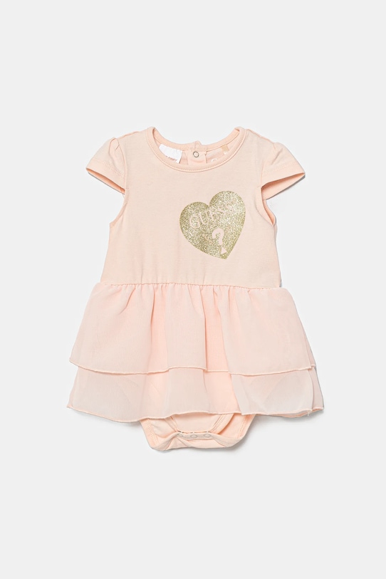 Детский боди Guess, бежевый
Детский боди Guess, бежевый