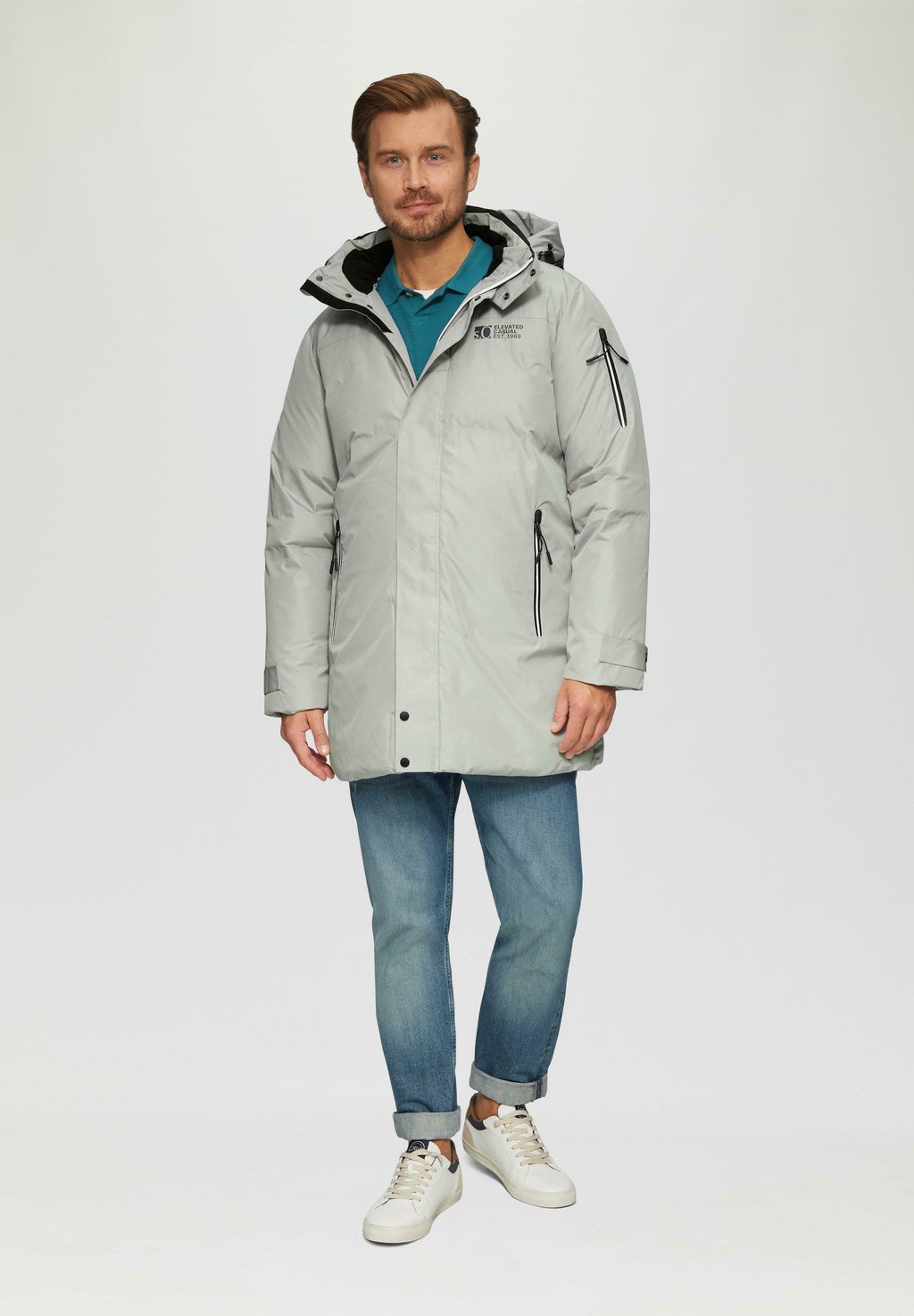 Парка WATTIERTER KONTRAST-DETAILS s.Oliver, светло-серый 
Парка WATTIERTER KONTRAST-DETAILS s.Oliver, светло-серый