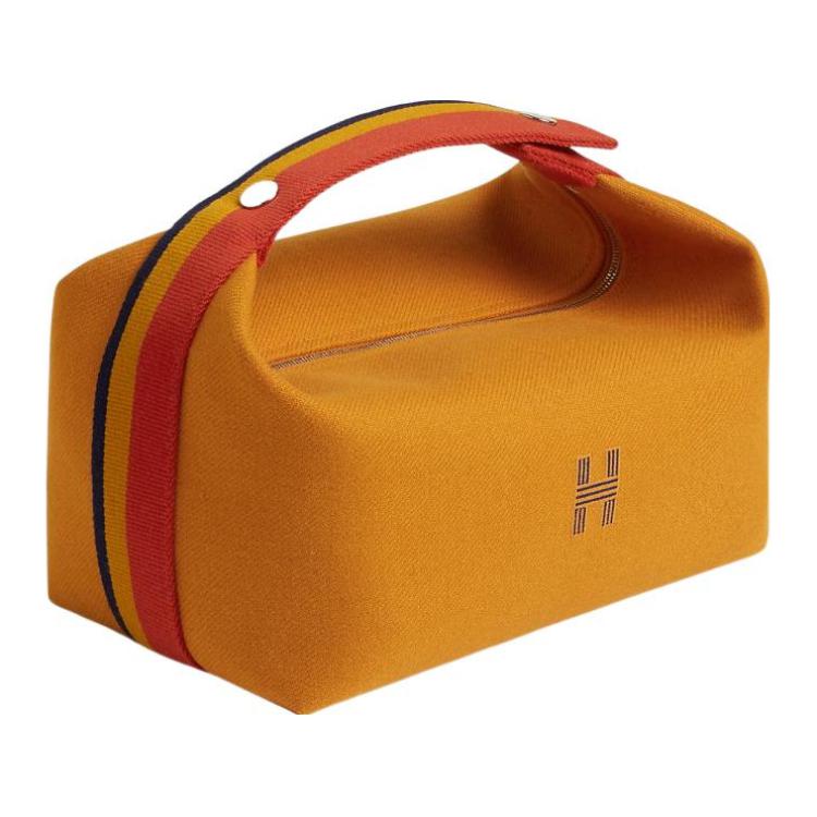 Bride-a-Brac Текстильная дорожная сумка для хранения Косметичка Большого размера Женская охра HERMES
Bride-a-Brac Текстильная дорожная сумка для хранения Косметичка Большого размера Женская охра HERMES