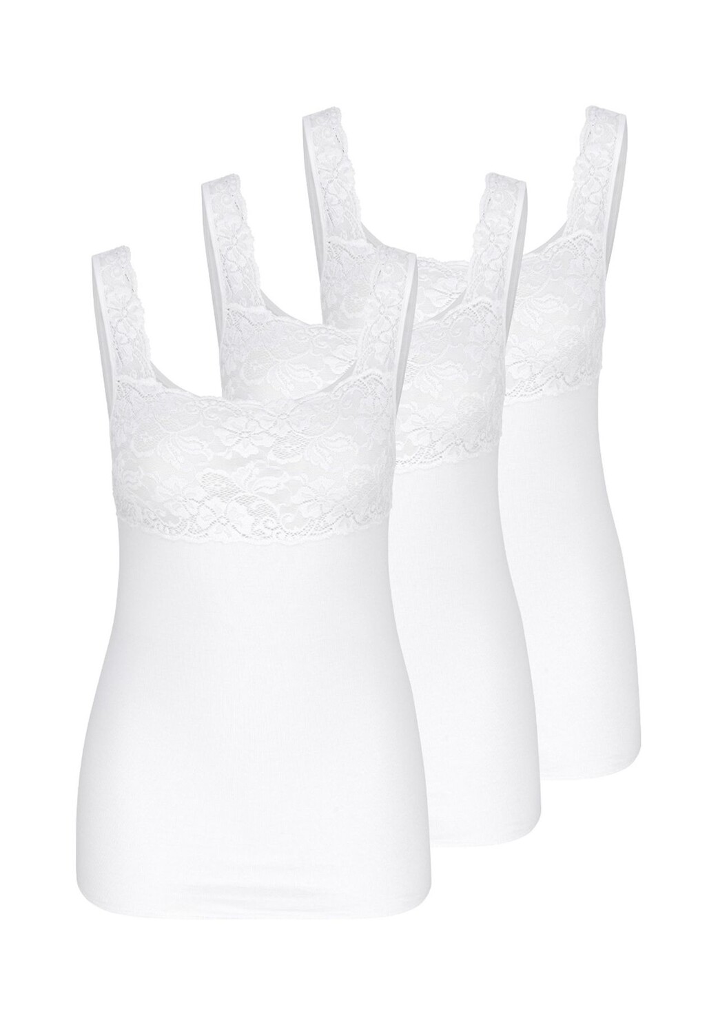 Нижняя рубашка/верхний комплект из 3 шт. хлопка тонкого хлопка Nina von C.
Нижняя рубашка/верхний комплект из 3 шт. хлопка тонкого хлопка Nina von C.