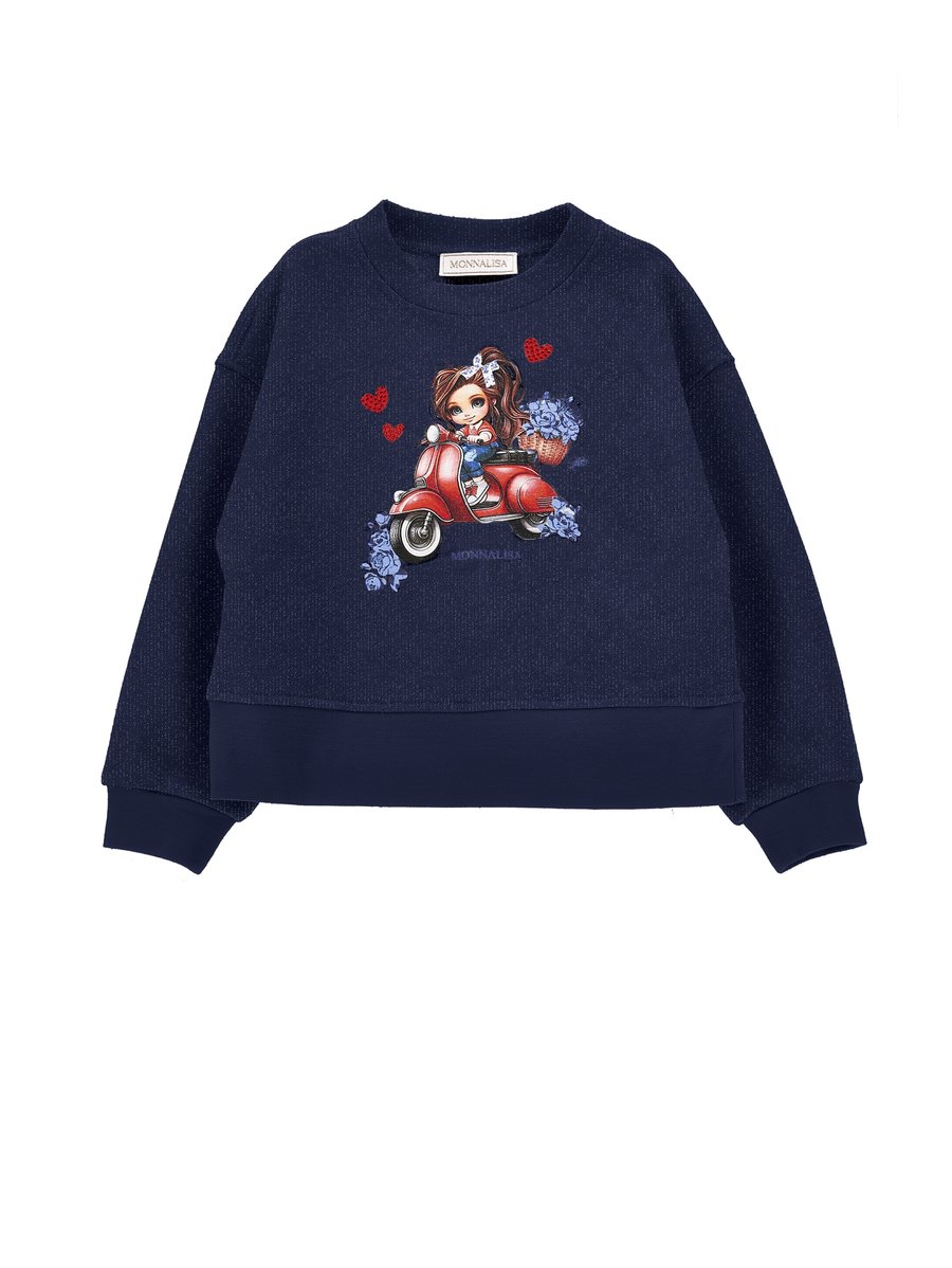 Толстовка Monnalisa Sweatshirt, Ocean/Blue
Толстовка Monnalisa Sweatshirt, Ocean/Blue