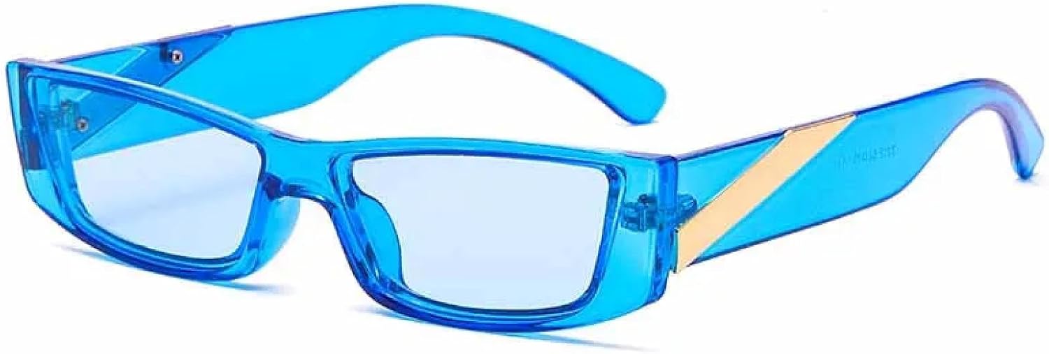 Роскошные маленькие прямоугольные солнцезащитные очки для женщин и мужчин, модные винтажные очки в стиле хип-хоп, очки для вождения на открытом воздухе, защита от УФ-излучения UV400 TKKTLLT, Blue Blue
Роскошные маленькие прямоугольные солнцезащитные очки для женщин и мужчин, модные винтажные очки в стиле хип-хоп, очки для вождения на открытом воздухе, защита от УФ-излучения UV400 TKKTLLT, Blue Blue