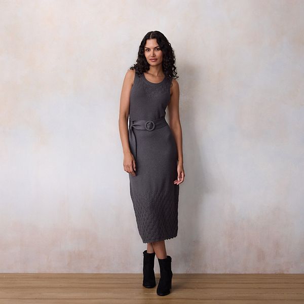 Женское бесшовное платье-макси с поясом Lc Lauren Conrad, Medium Charcoal
Женское бесшовное платье-макси с поясом Lc Lauren Conrad, Medium Charcoal