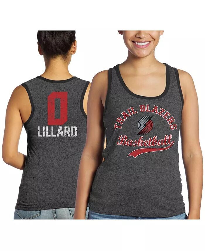 Женские нити Damian Lillard Black Portland Trail Blazers Название и номер Майка Tri-Blend Majestic
Женские нити Damian Lillard Black Portland Trail Blazers Название и номер Майка Tri-Blend Majestic