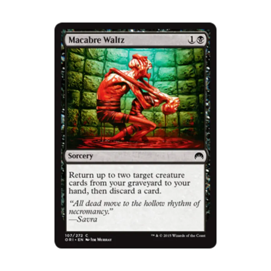 CCG Мрачный вальс (C) (Рольга), MTG - Magic Origins 
CCG Мрачный вальс (C) (Рольга), MTG - Magic Origins