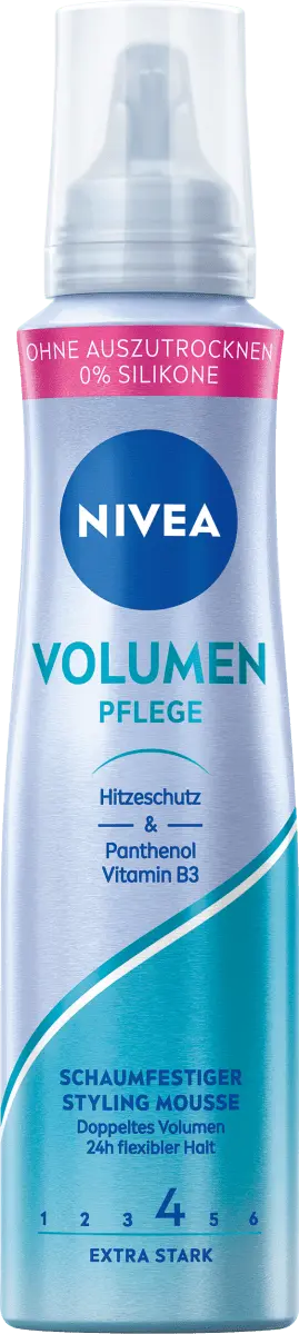 Мусс для объема и силы Уход 150мл NIVEA
Мусс для объема и силы Уход 150мл NIVEA