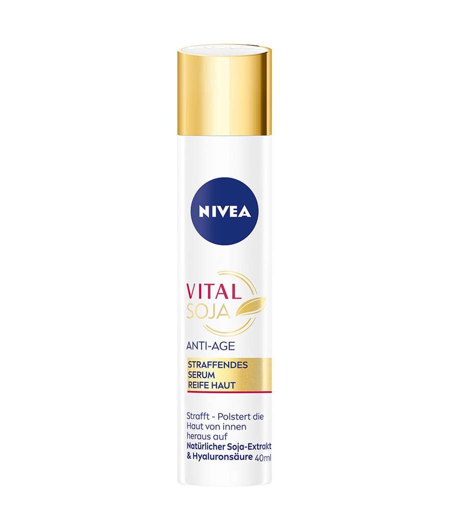 Сыворотка для лица NIVEA VITAL Soja Anti-Age Straffendes Serum, 40 ml
Сыворотка для лица NIVEA VITAL Soja Anti-Age Straffendes Serum, 40 ml