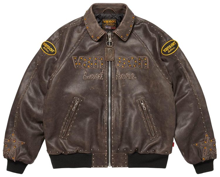 Куртка Supreme x Vanson Leathers x BB Simon, цвет, коричневый
Куртка Supreme x Vanson Leathers x BB Simon, цвет, коричневый