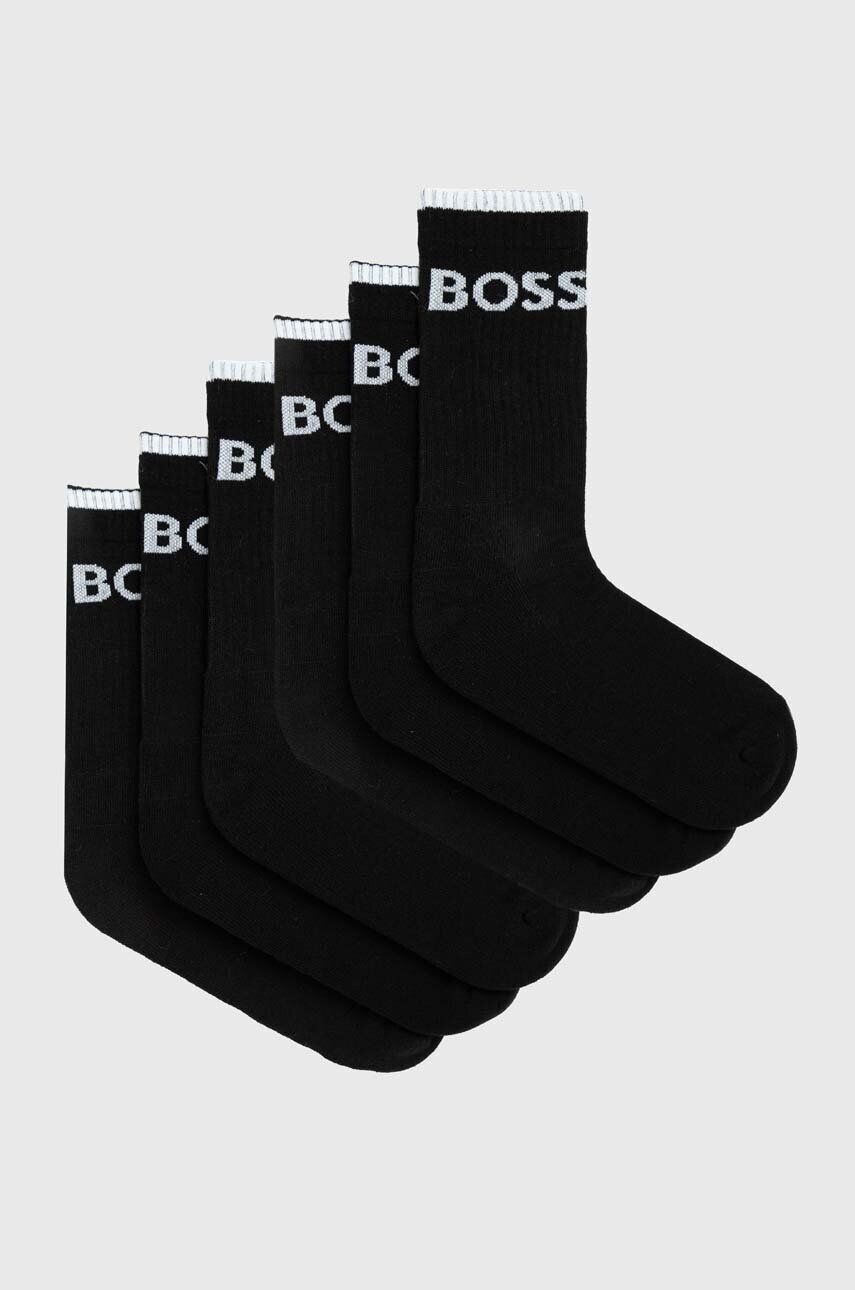 Носки BOSS, 6 шт, черный 
Носки BOSS, 6 шт, черный