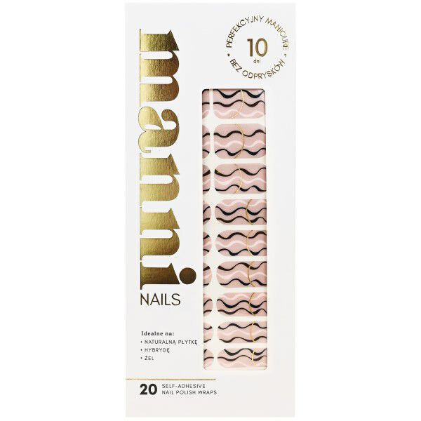 Самоклеящийся лак для ногтей, нюдовые волны, 20 шт./1 упаковка. Manni Nails
Самоклеящийся лак для ногтей, нюдовые волны, 20 шт./1 упаковка. Manni Nails