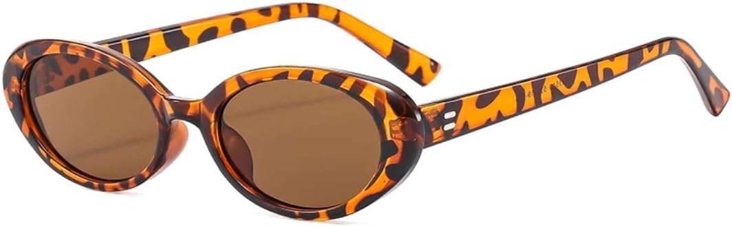 Солнцезащитные очки для мужчин и женщин - защита UV400 - маленькие овальные линзы конфетного цвета для занятий спортом на открытом воздухе и вождения DSVIGF, Leopard Tea
Солнцезащитные очки для мужчин и женщин - защита UV400 - маленькие овальные линзы конфетного цвета для занятий спортом на открытом воздухе и вождения DSVIGF, Leopard Tea