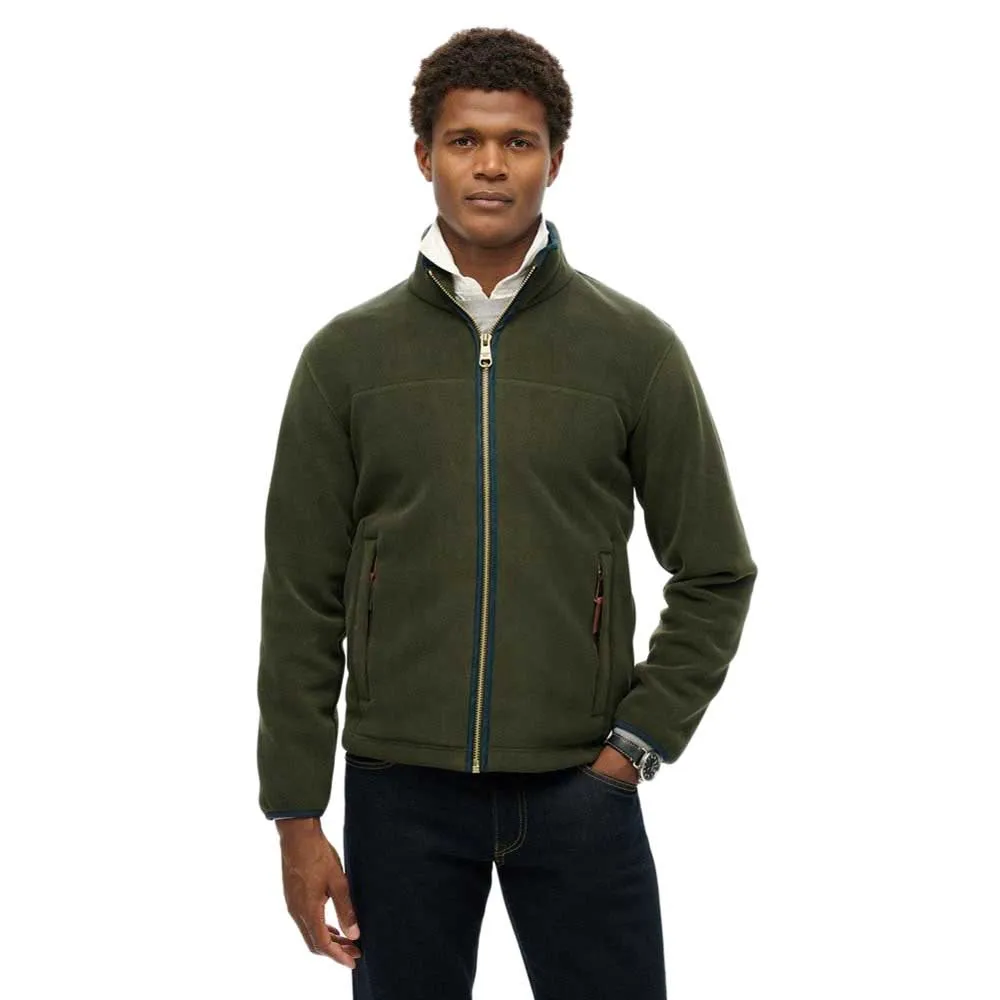 Куртка Superdry Estate Fleece, зеленый 
Куртка Superdry Estate Fleece, зеленый