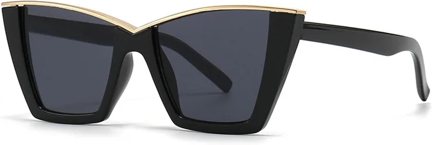 Солнцезащитные очки с защитой от УФ-излучения UV400 | Большая оправа в стиле «кошачий глаз» | Панк | Для женщин и мужчин | Для занятий спортом на открытом воздухе и вождения DSVIGF, Black Black
Солнцезащитные очки с защитой от УФ-излучения UV400 | Большая оправа в стиле «кошачий глаз» | Панк | Для женщин и мужчин | Для занятий спортом на открытом воздухе и вождения DSVIGF, Black Black