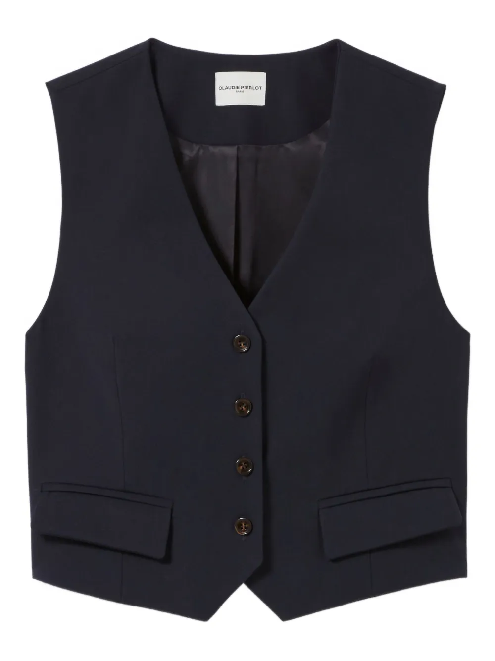 Жилет на пуговицах Claudie Pierlot, синий
Жилет на пуговицах Claudie Pierlot, синий