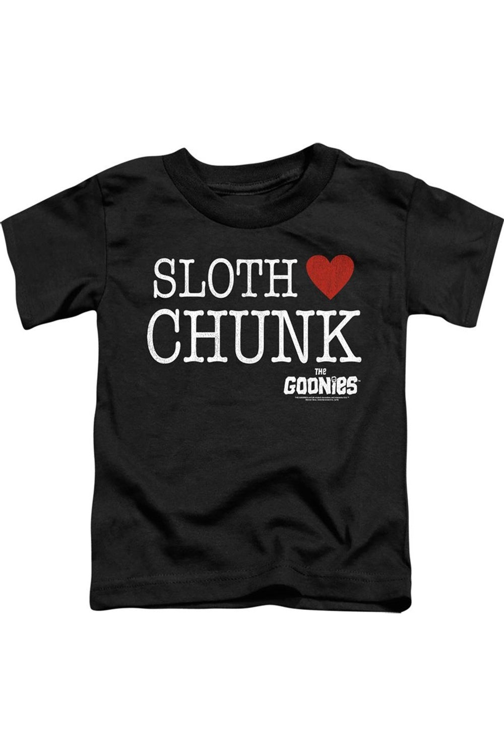 Футболка с коротким рукавом для малышей The Goonies с изображением Слота и сердца Gildan, черный
Футболка с коротким рукавом для малышей The Goonies с изображением Слота и сердца Gildan, черный