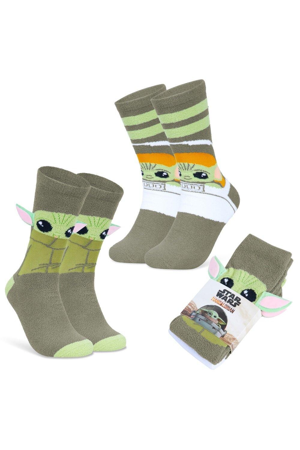 Пушистые носки Mandalorian Precious Cargo Disney, мультиколор 
Пушистые носки Mandalorian Precious Cargo Disney, мультиколор