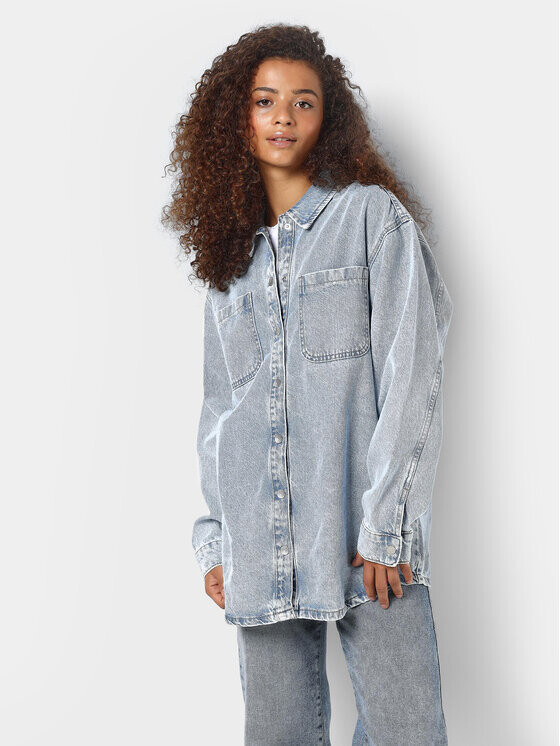 Джинсовая куртка стандартного кроя Noisy May, синий
Джинсовая куртка стандартного кроя Noisy May, синий