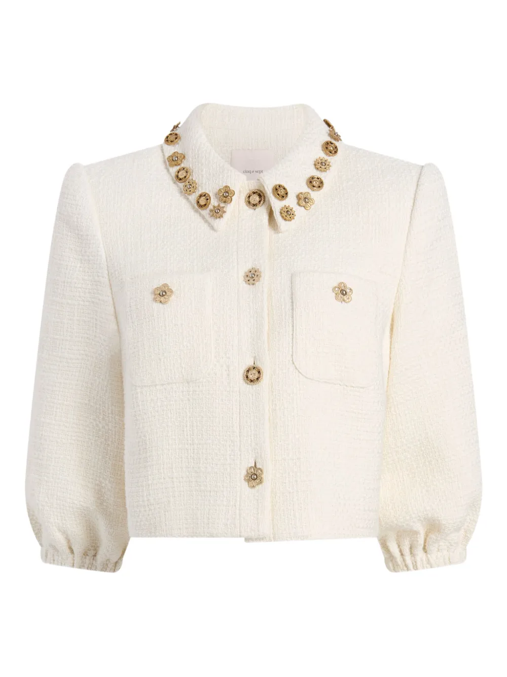 Декорированный жакет Ansey с объемными рукавами Cinq A Sept, белый
Декорированный жакет Ansey с объемными рукавами Cinq A Sept, белый