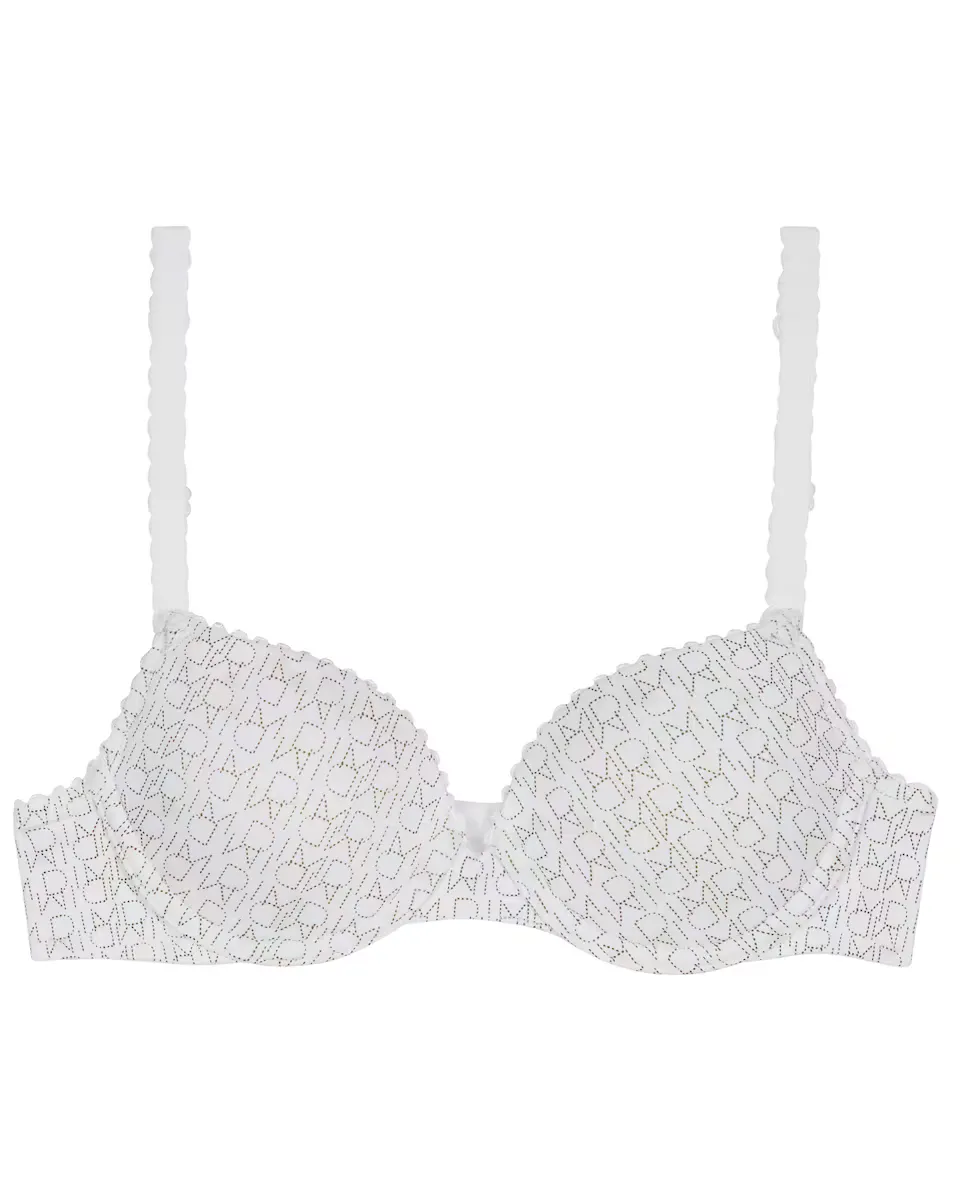 Бюстгальтер на косточках из микрофибры с подкладкой для девочек с монограммным принтом Dim, белый
Бюстгальтер на косточках из микрофибры с подкладкой для девочек с монограммным принтом Dim, белый