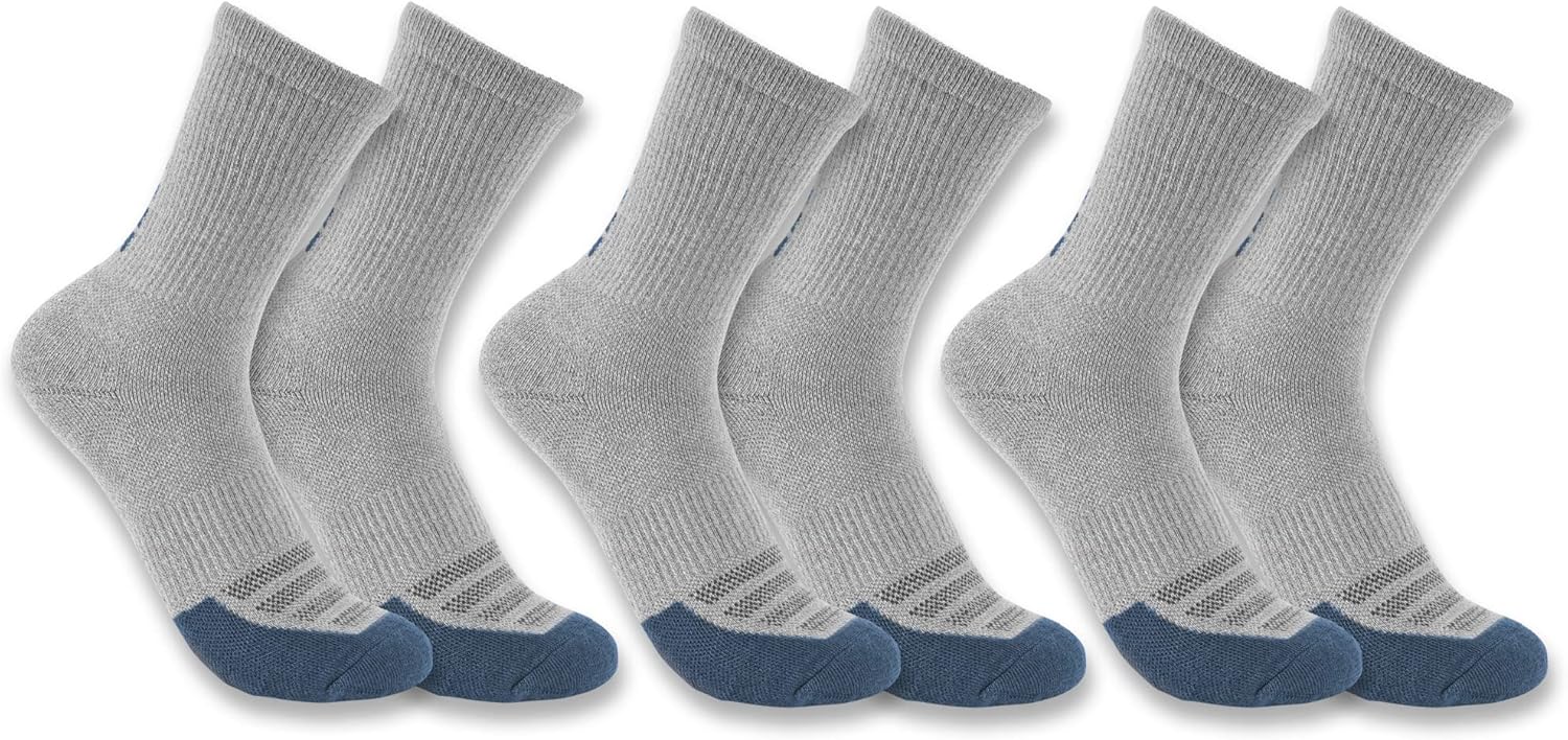 Женские носки Carhartt Force Midweight Logo Crew Sock, 3 шт., Asphalt Heather
Женские носки Carhartt Force Midweight Logo Crew Sock, 3 шт., Asphalt Heather