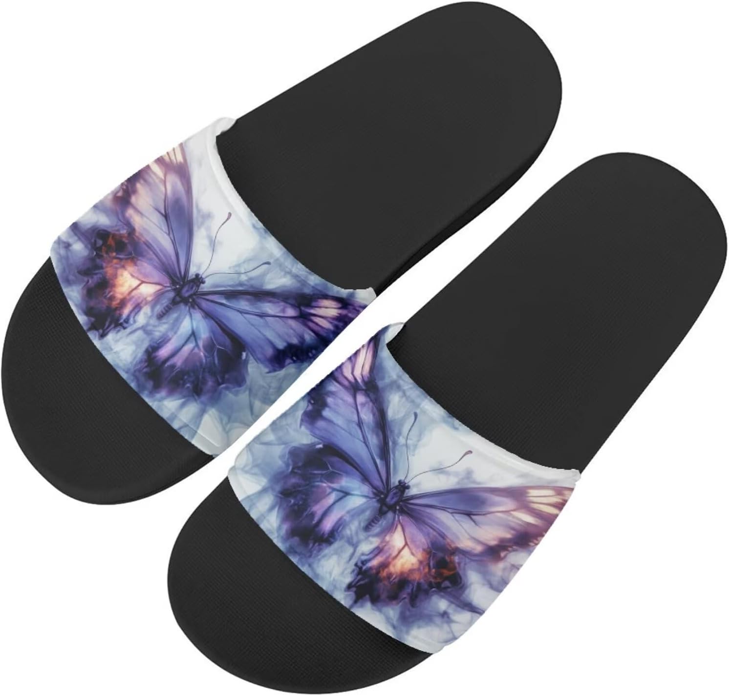 Тапочки Howilath с оригинальным узором для женщин и мужчин, нескользящие шлепанцы с одной лямкой, открытый носок, мягкая подошва, плоские сандалии, Trippy Butterfly
Тапочки Howilath с оригинальным узором для женщин и мужчин, нескользящие шлепанцы с одной лямкой, открытый носок, мягкая подошва, плоские сандалии, Trippy Butterfly