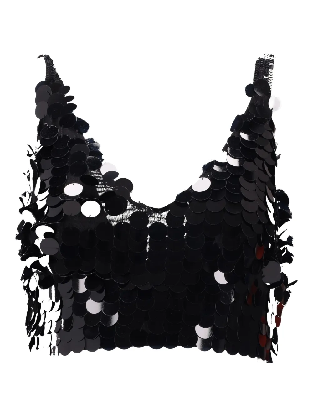 Укороченный топ с пайетками P.A.R.O.S.H., черный
Укороченный топ с пайетками P.A.R.O.S.H., черный