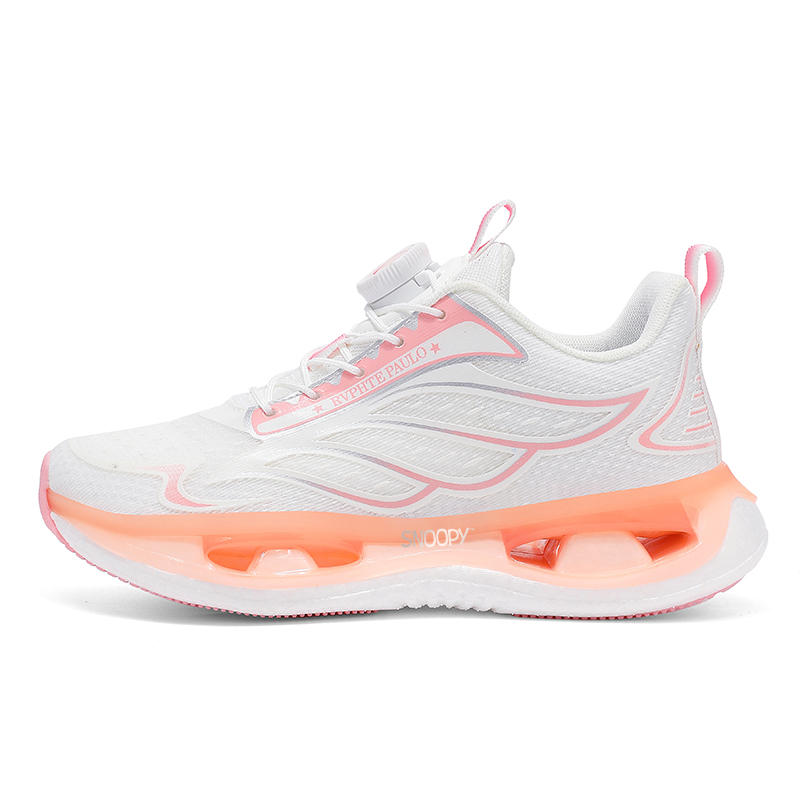 Кроссовки для бега для детей и подростков с низким верхом, амортизирующие, устойчивые к истиранию, дышащие и противоскользящие SNOOPY, белый/розовый
Кроссовки для бега для детей и подростков с низким верхом, амортизирующие, устойчивые к истиранию, дышащие и противоскользящие SNOOPY, белый/розовый