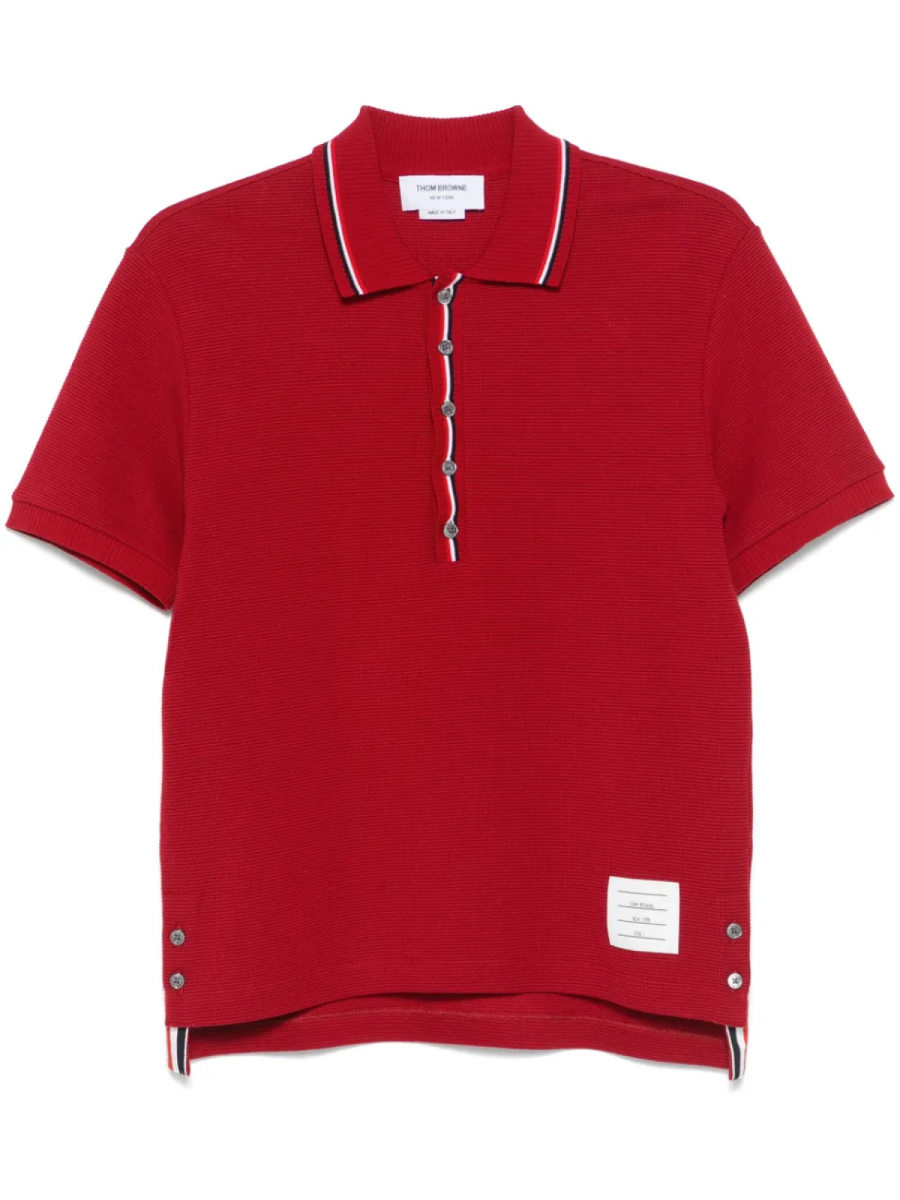 Thom Browne рубашка поло с полосками RWB, красный
Thom Browne рубашка поло с полосками RWB, красный