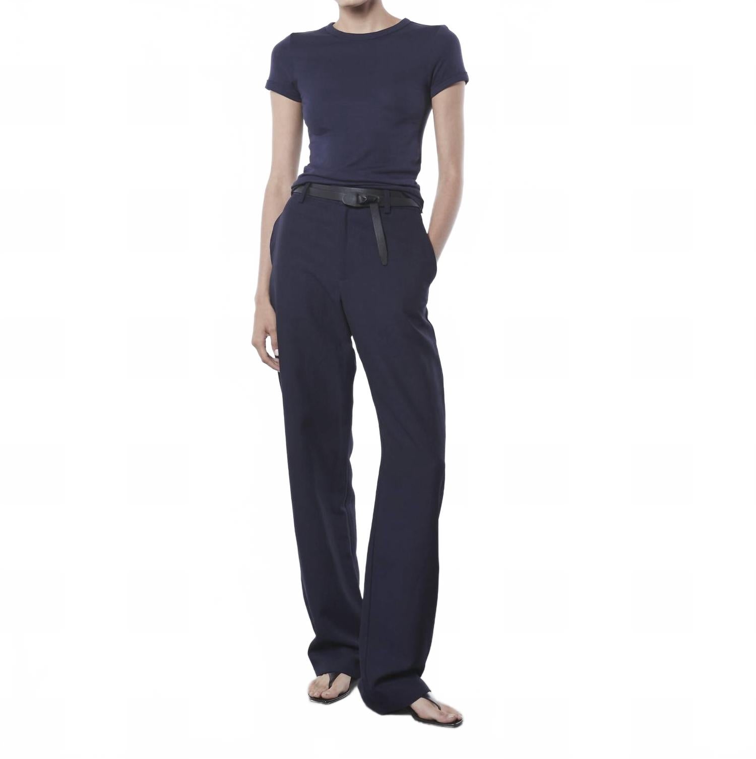 Хлопковая футболка Supima с каплевидными рукавами в вечернем синем Enza Costa
Хлопковая футболка Supima с каплевидными рукавами в вечернем синем Enza Costa