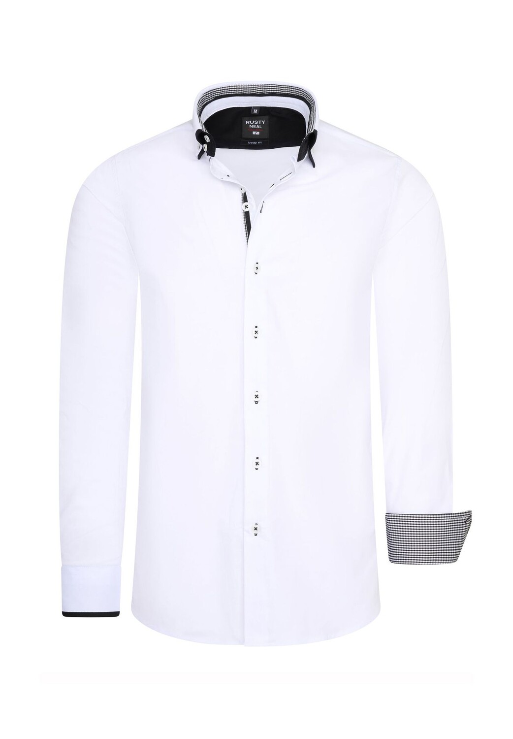 Рубашка с длинными рукавами и продуманным дизайном пуговиц RUSTY NEAL
Рубашка с длинными рукавами и продуманным дизайном пуговиц RUSTY NEAL