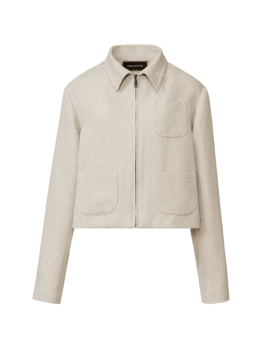 Куртка с карманом на молнии Fabiana Filippi, серый
Куртка с карманом на молнии Fabiana Filippi, серый